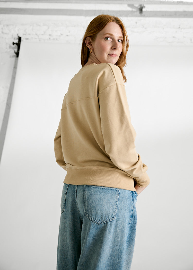 Wijld Sweater Laura Damen Pullover Pebble Lyocell Bio