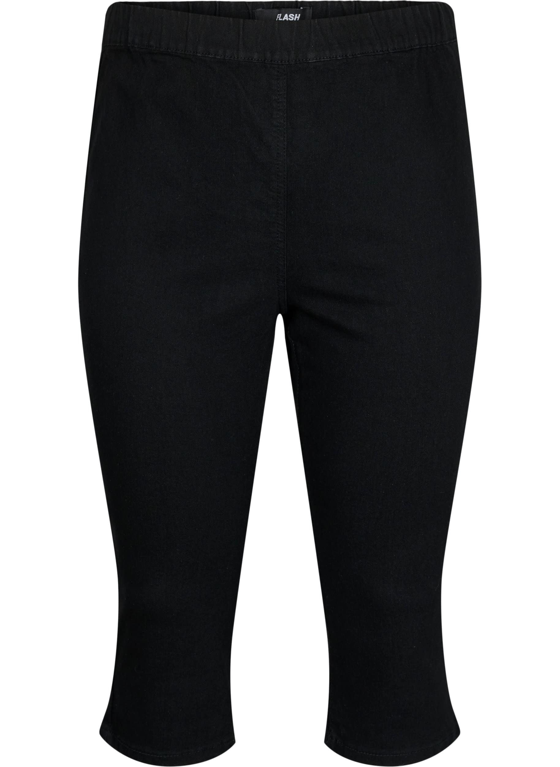 Zizzi Flash Jeans Capri 3/4 Damen Denim Stretch