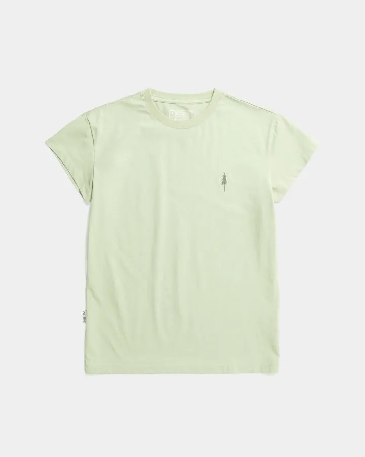 NIKIN TreeShirt Women T-Shirt Cool Matcha Bio-Baumwolle