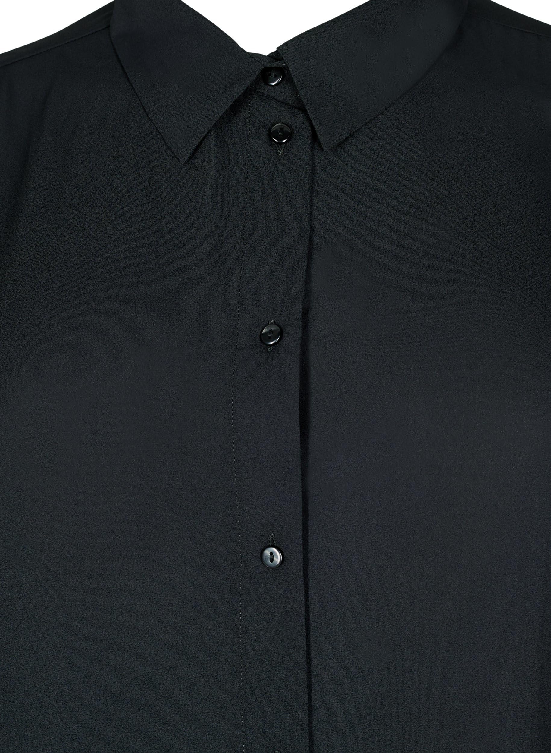 Zizzi Blouses & Shirts Bluse Damen Große Größen Langarm Regular Fit