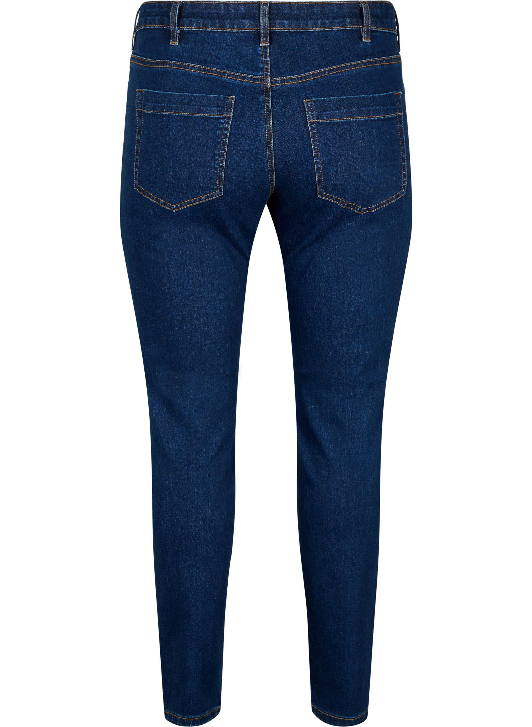 Zizzi Emily Jeans Slim Fit Gr. 42W/30L Reguläre Taille