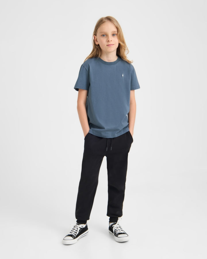 NIKIN TreeShirt Kids T-Shirt Steel Blue Bio-Baumwolle