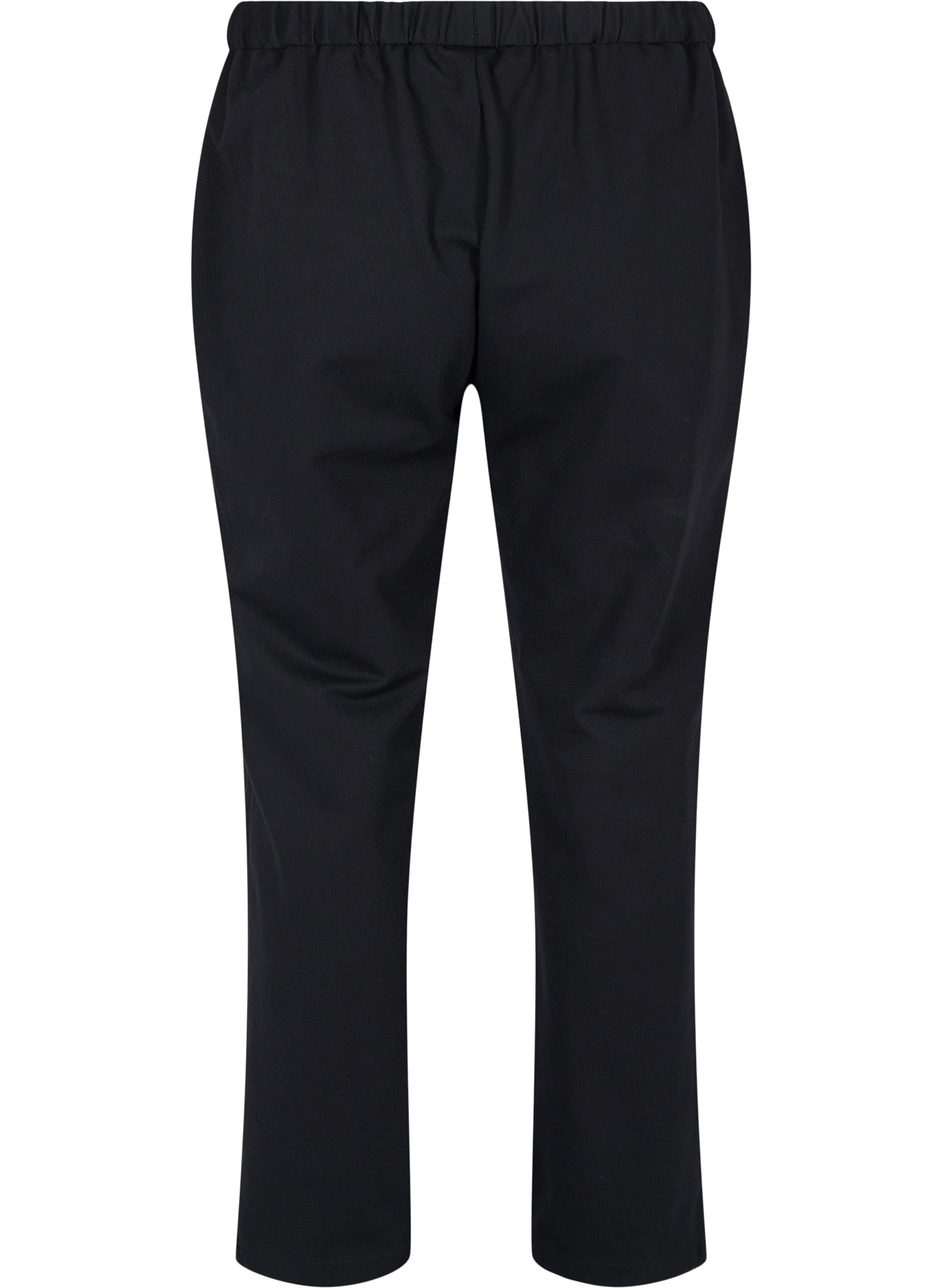 Zizzi Weite Hose Damen Schwarz Gr 50-52 mit Taschen