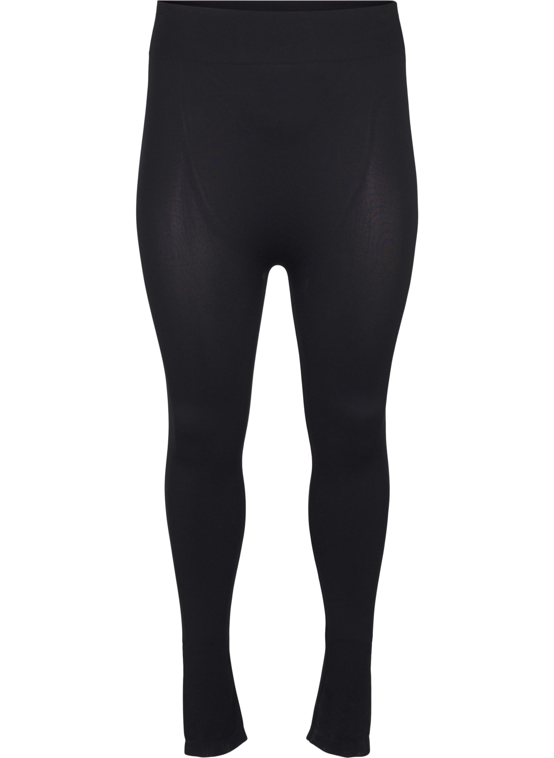 Zizzi Leggings Damen Nahtlos Basic Lang Stretch Gr. 54-56