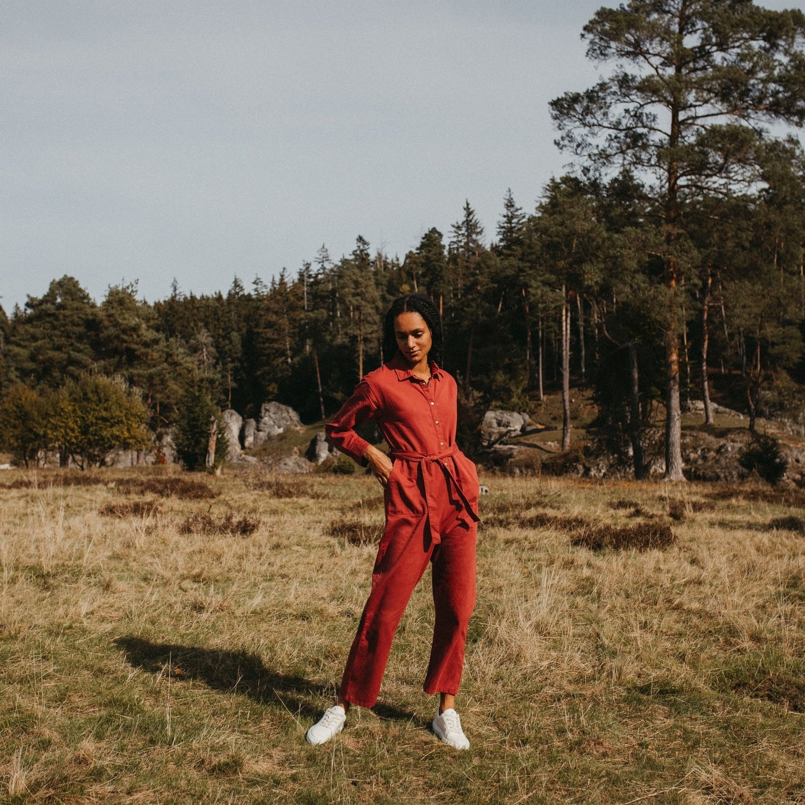 NORDLICHT Linnea Jumpsuit Bio-Baumwolle mit Taschen