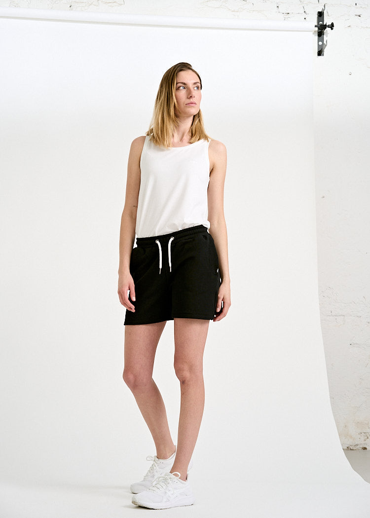 Wijld Sweat Shorts Damen Schwarz Bio-Baumwolle