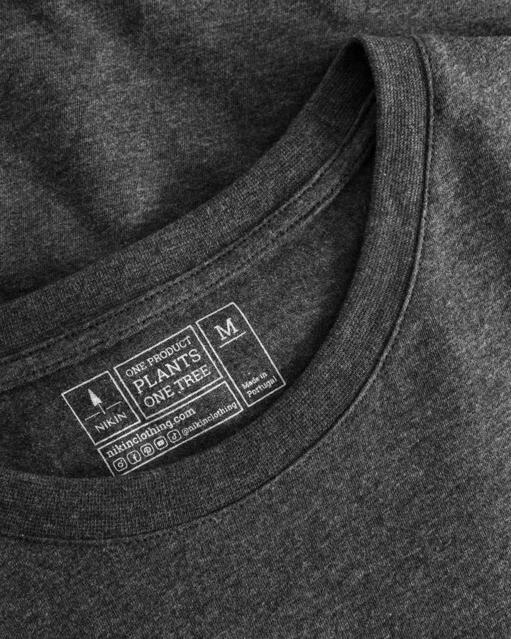 NIKIN TreeShirt Black Mel T-Shirt Bio-Baumwolle
