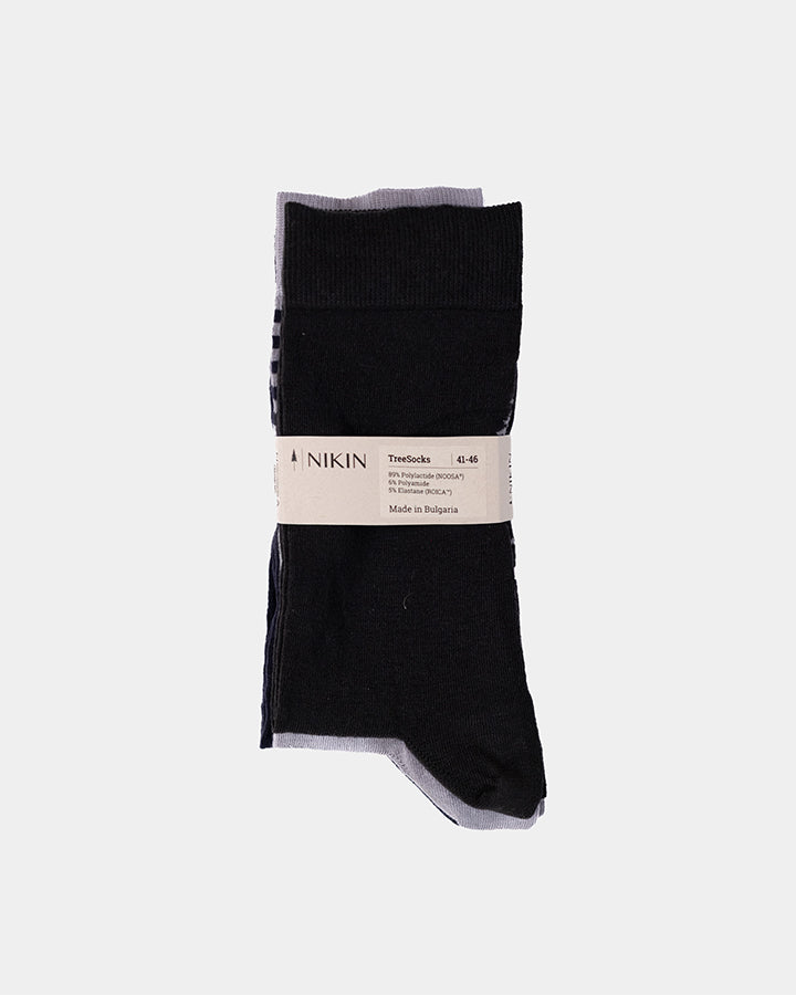 NIKIN TreeSocks Circular 3-Pack Socken Multicolor
