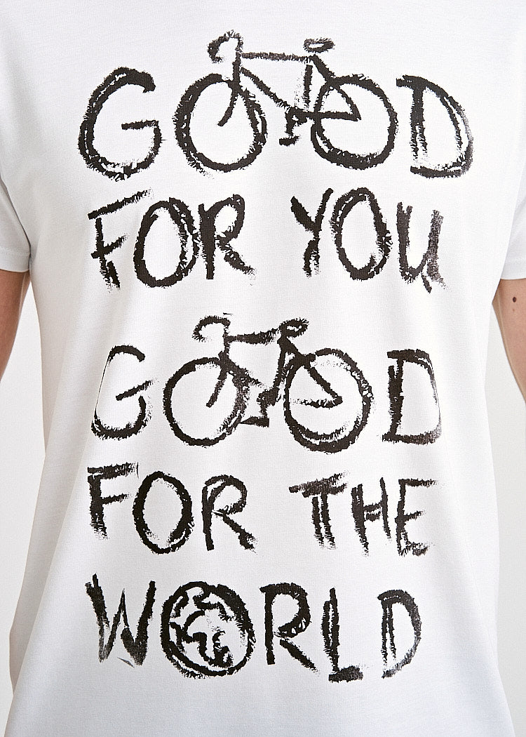Wijld Good For The World WoodShirt T-Shirt Herren Print Bio