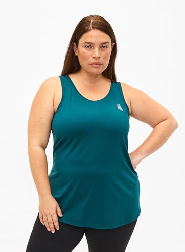 Zizzi Active Trainingsoberteil Damen Rundhals Stretch