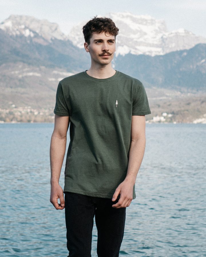 NIKIN TreeShirt Olive Mel T-Shirt Bio-Baumwolle