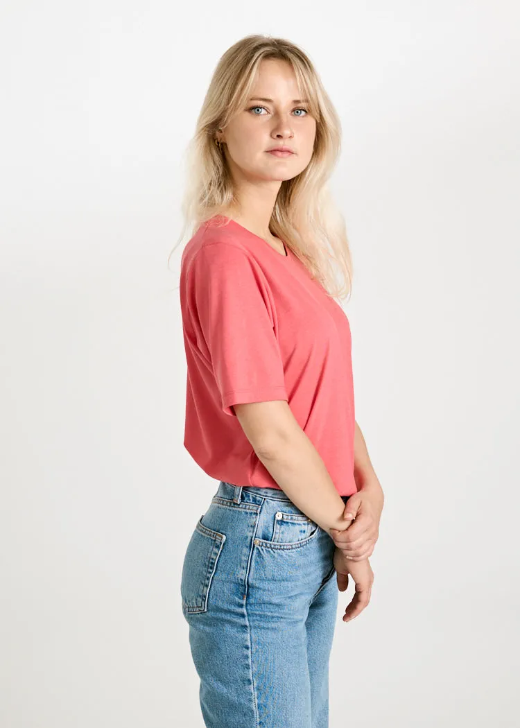 Wijld Tilda Woodshirt Cayenne Damen Motiv T-Shirt Holz