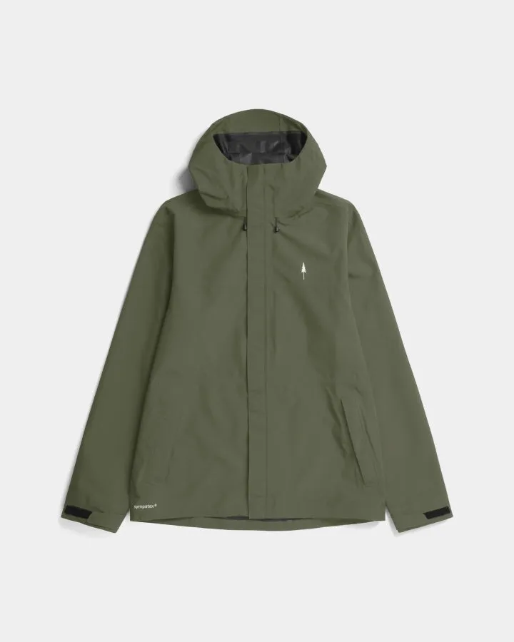 NIKIN TreeJacket Rain Regenjacke Herren Dark Olive wasserdicht