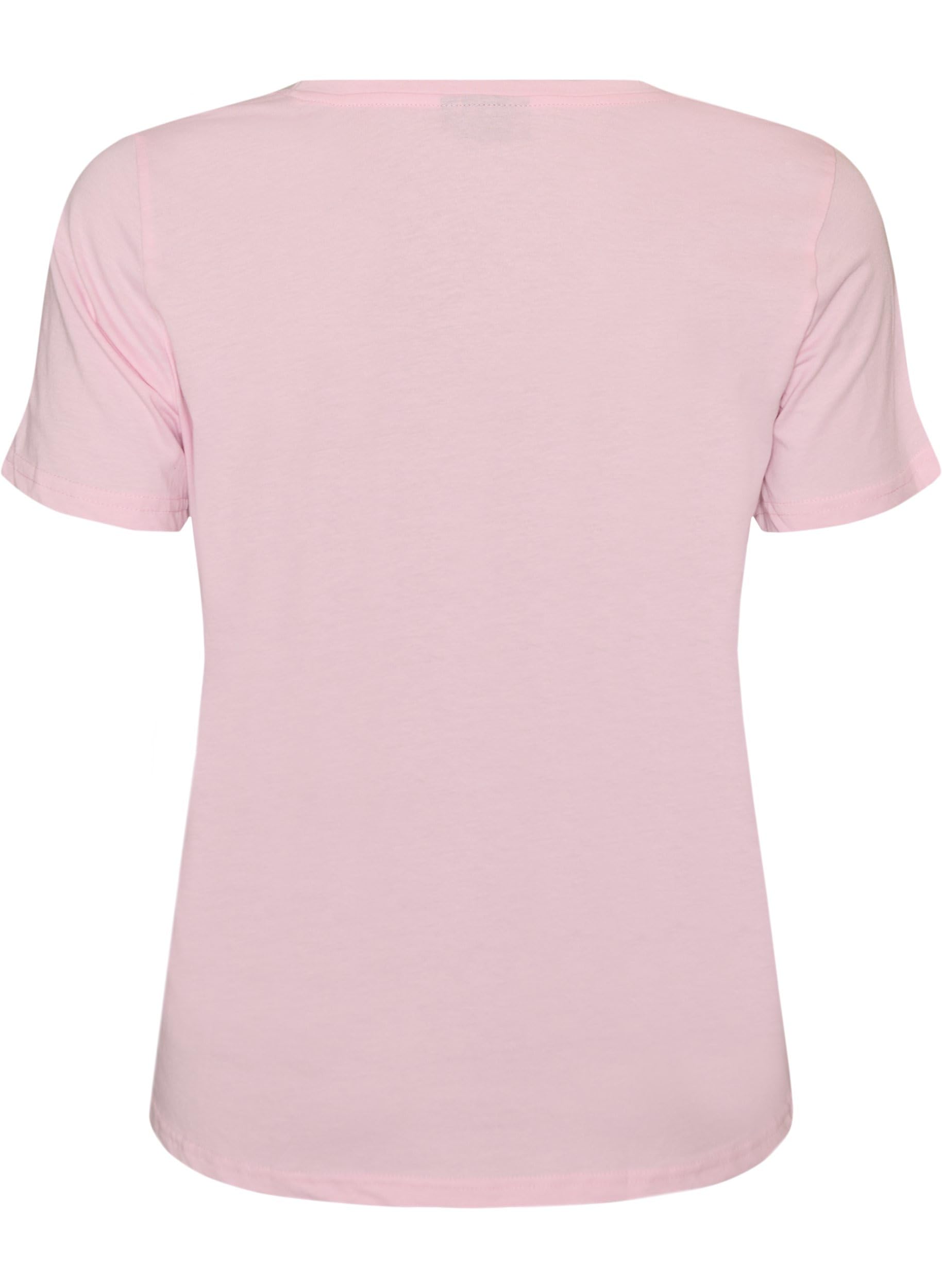 Zizzi T-Shirts Basic T-Shirt V-Ausschnitt Navy Blazer 46-48