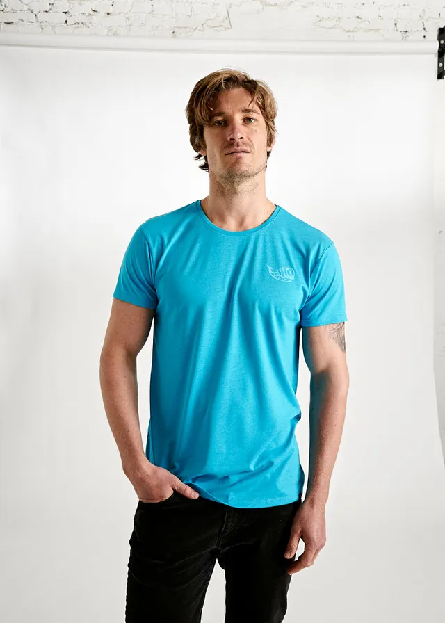 Wijld WoodShirt Alex Herren T-Shirt Lilwhale Print Lyocell