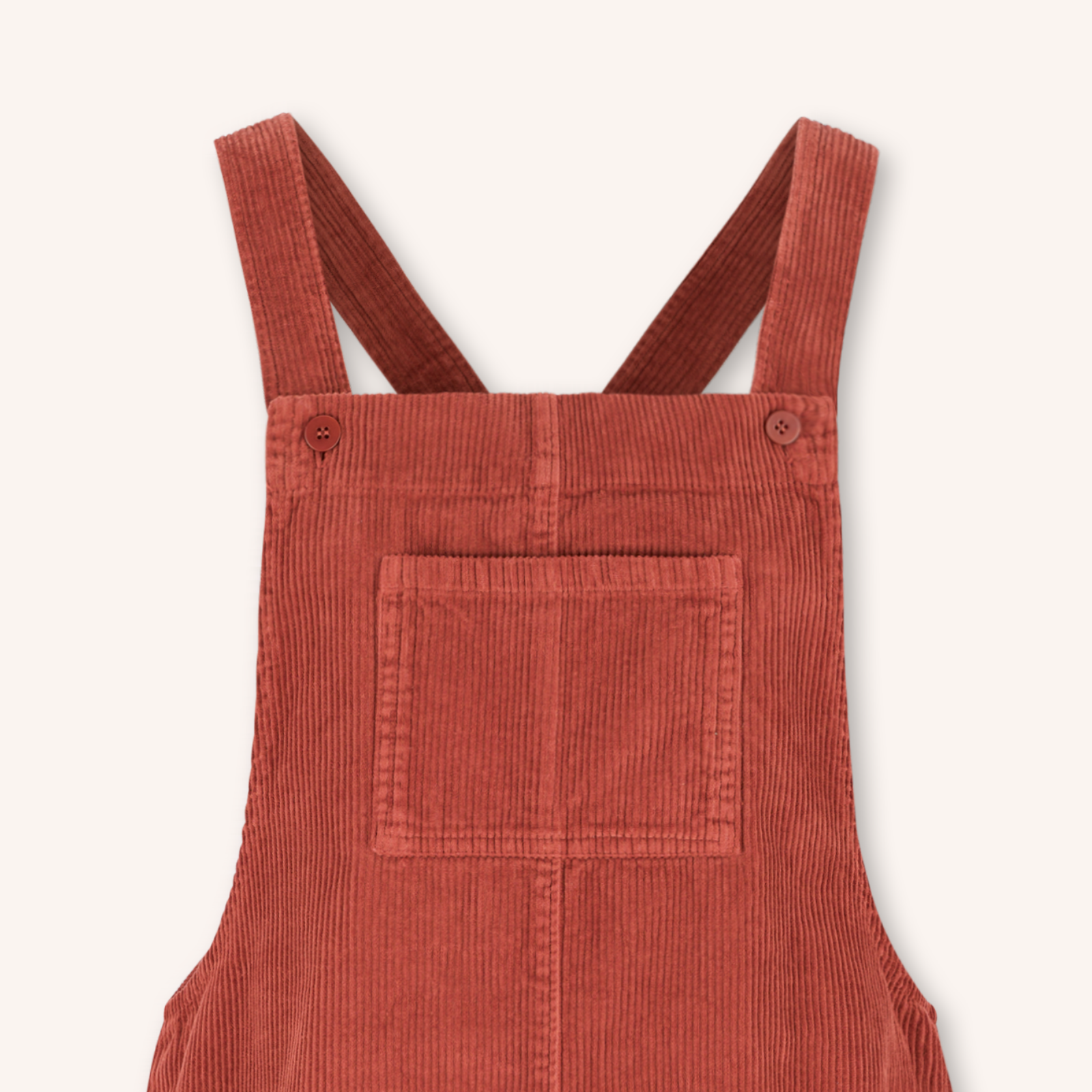 NORDLICHT Kleider Latzkleid Mika Cordkleid Braun Bio-Baumwolle