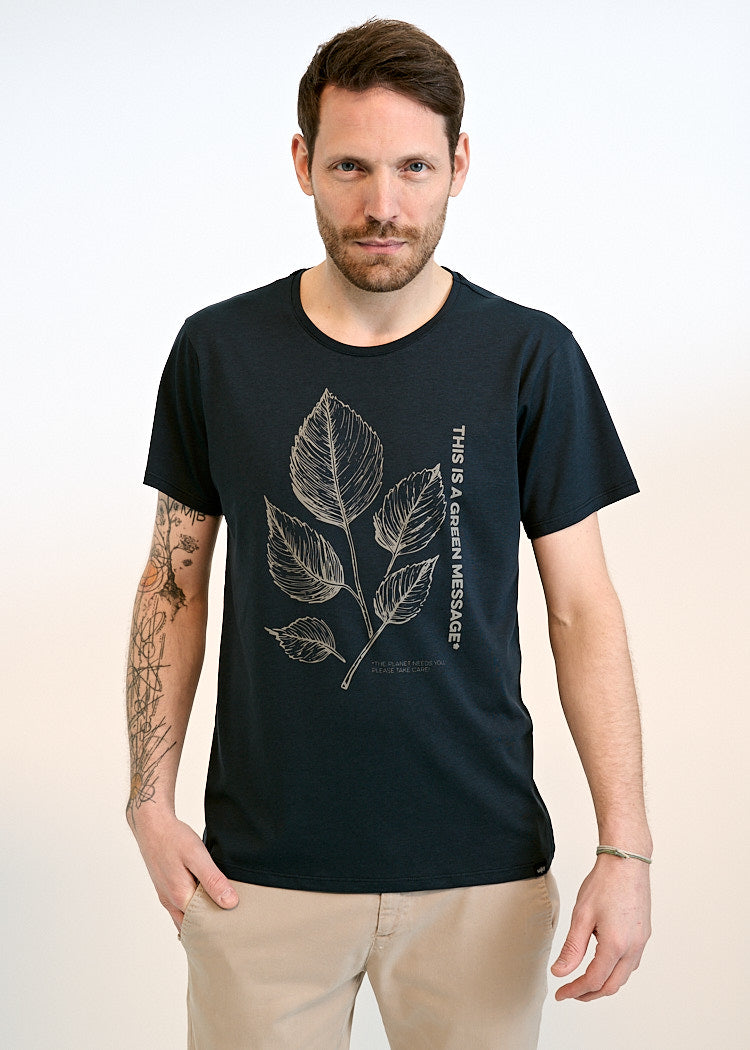 Wijld Alex Green Message T-Shirt Herren L Regular