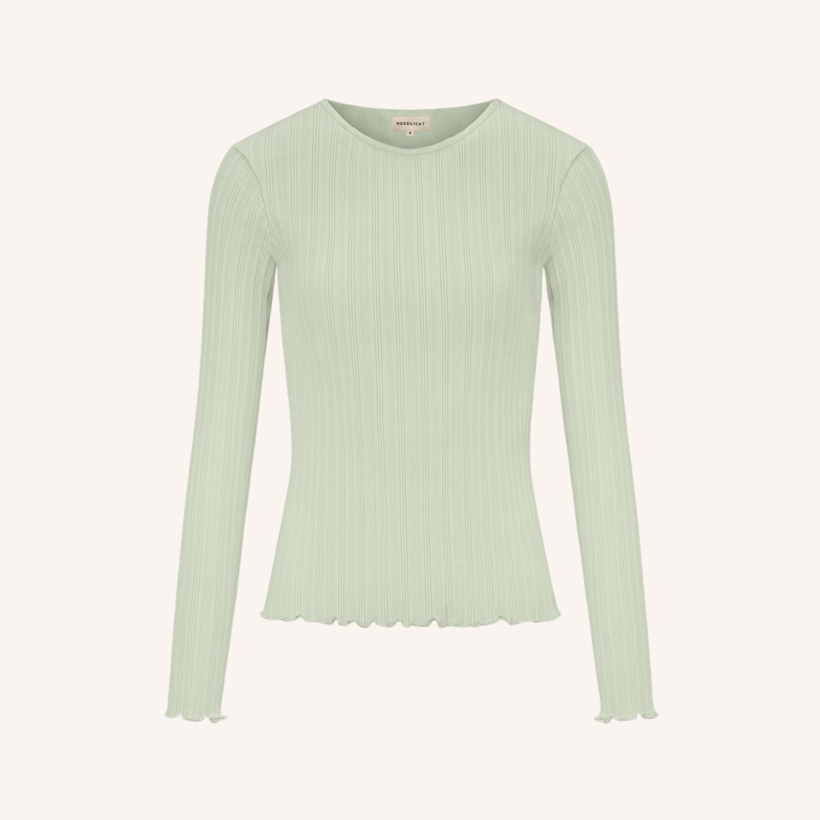 Nordlicht Maja Langarmshirt Salbei Bio-Baumwolle