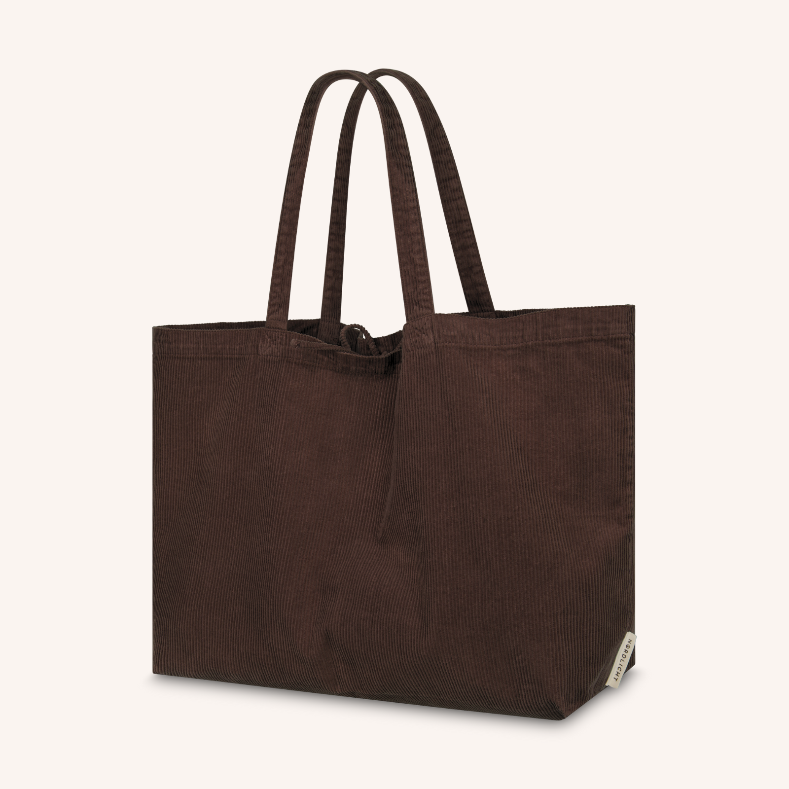 NORDLICHT Accessoires Cordtasche Mari Shopper Braun Bio-Cord