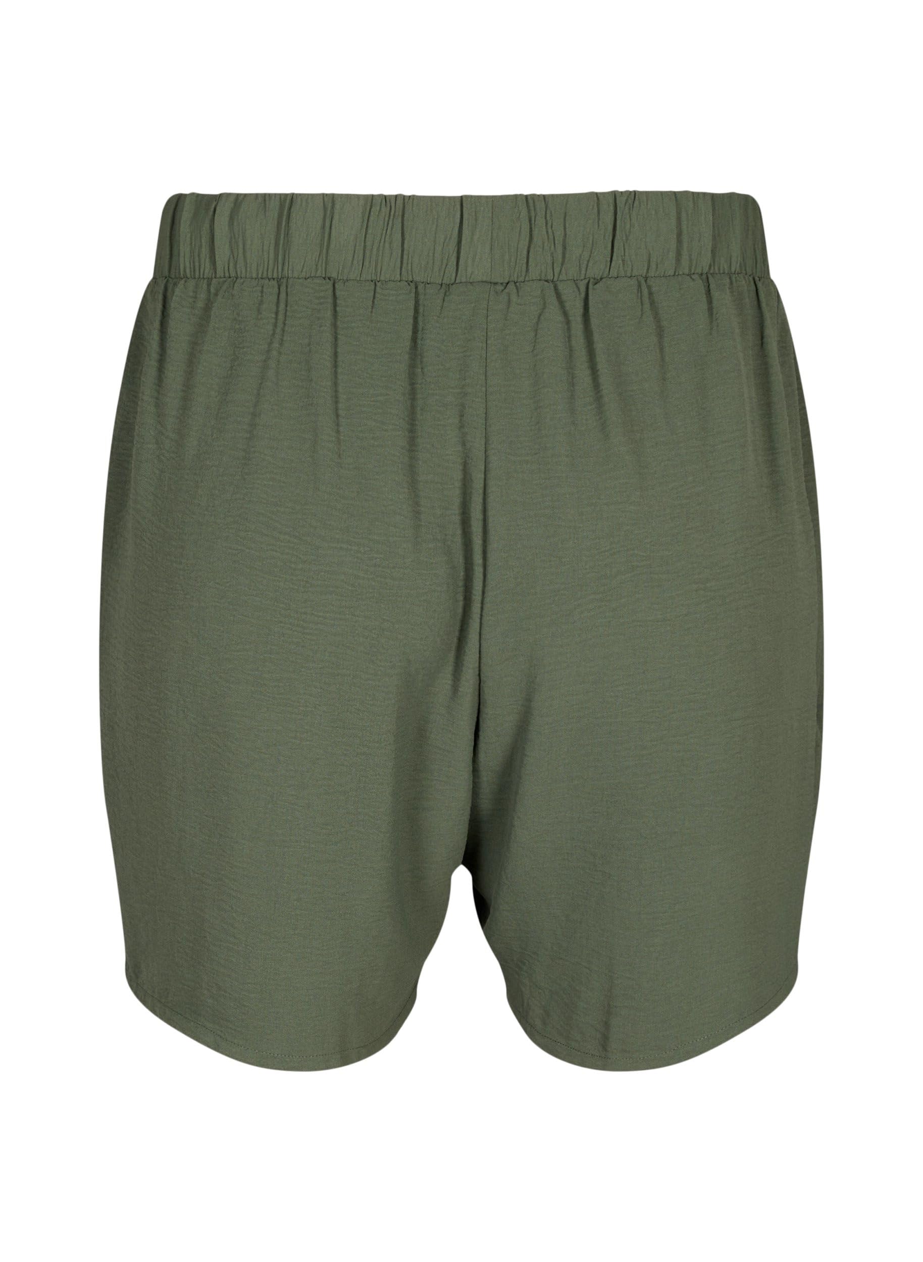 Zizzi Shorts Kurze Hose Große Größen 42-60 Kordelzug
