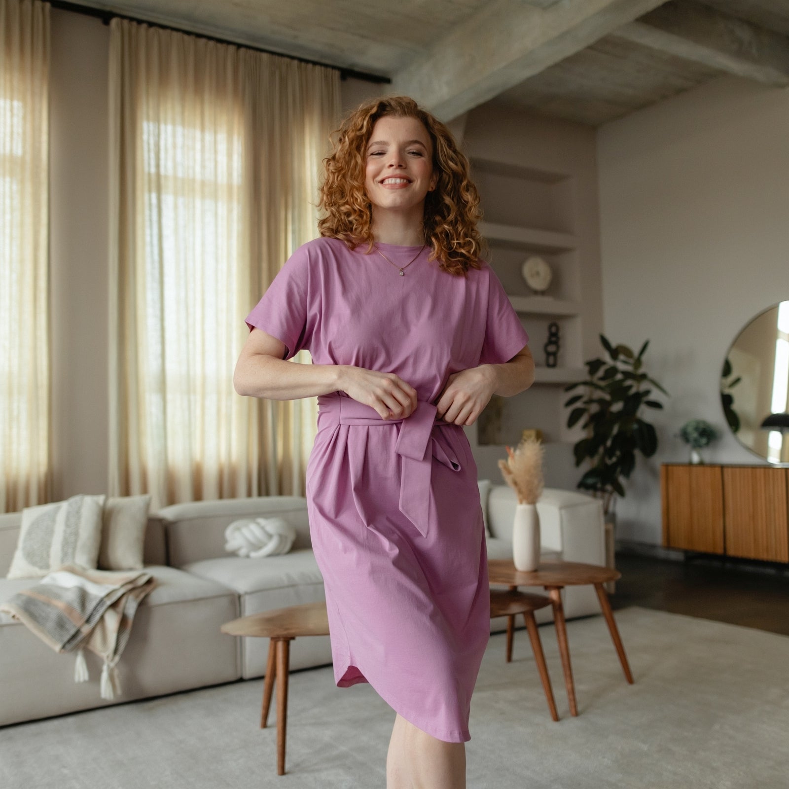 NORDLICHT Minja Wickelkleid Jersey Bio-Baumwolle