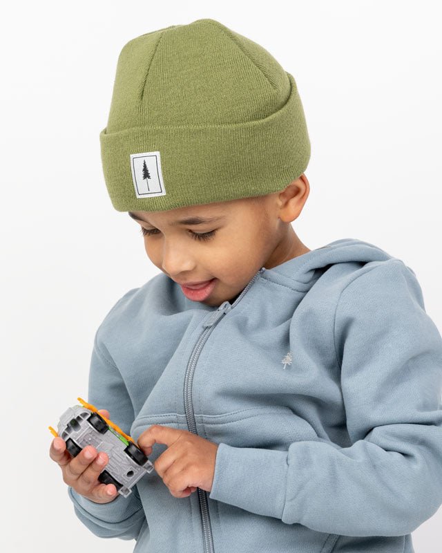 NIKIN Treeanie Classic Kids Mütze Moss Baumwolle