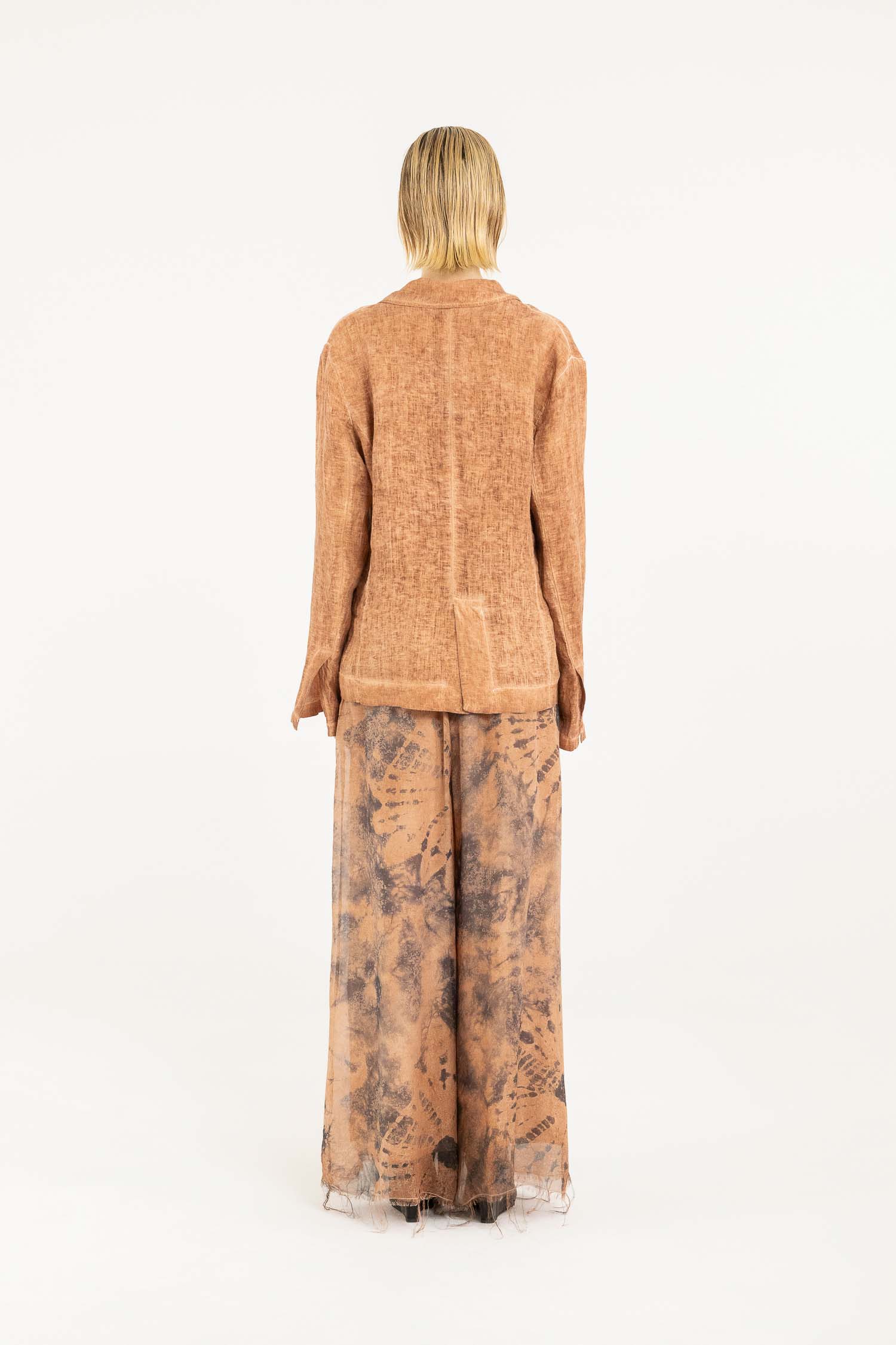 Sanctamuerte Capispalla Blazer Regular Leinen