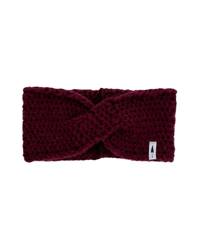 NIKIN TreeHeadband Knitted Twist Stirnband Bordeaux