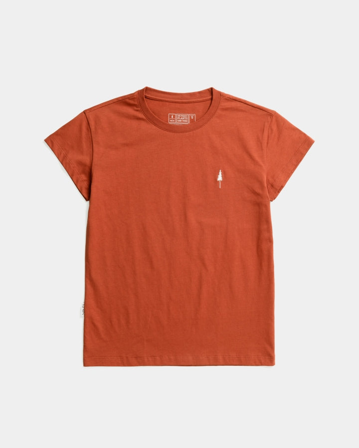 NIKIN TreeShirt Women Brick T-Shirt Bio-Baumwolle