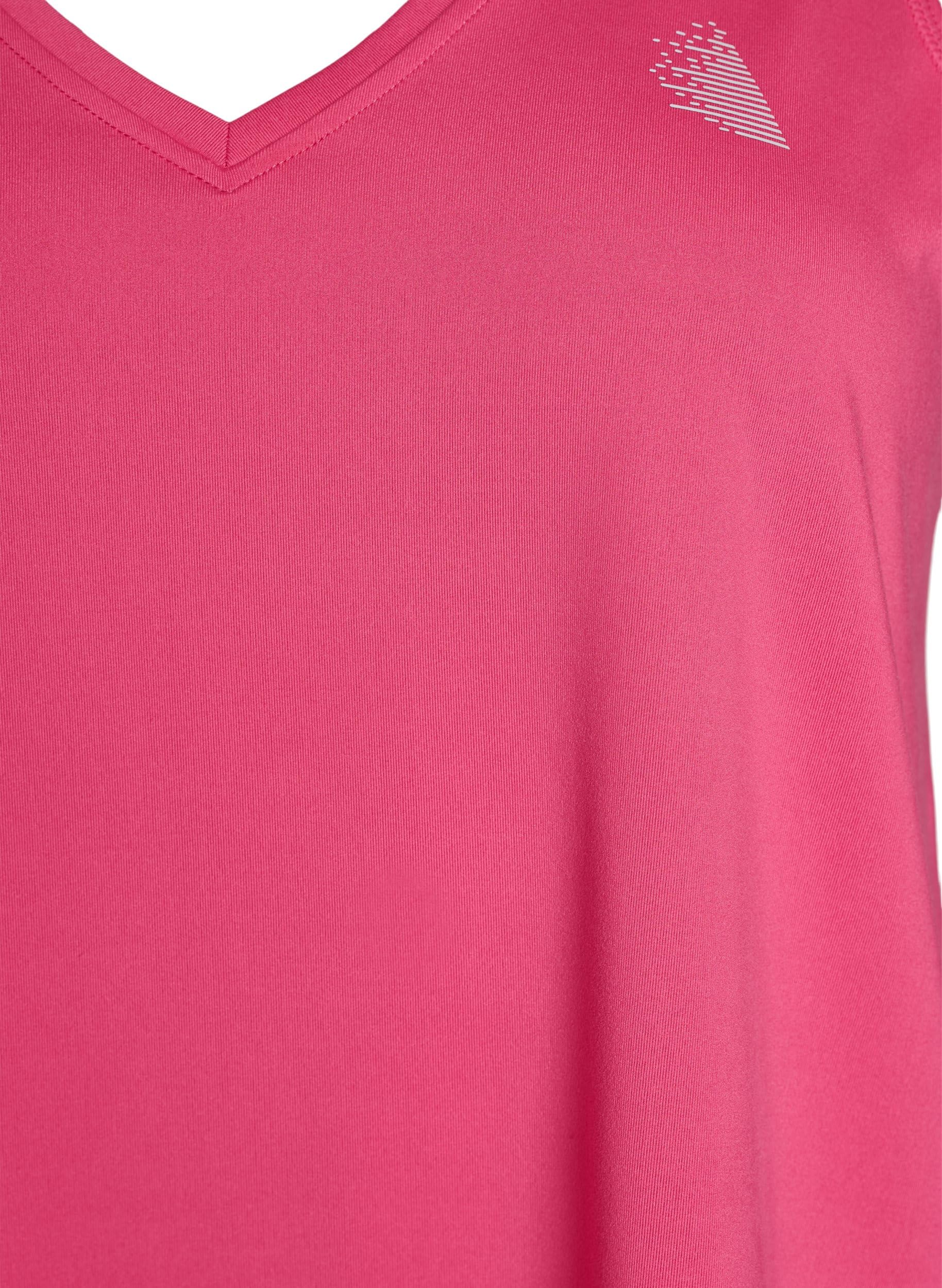 Zizzi Activewear Trainingstop V-Ausschnitt ärmellos schnelltrocknend