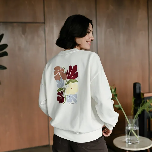 Nordlicht Jonna Sweater Cherry Print aus Baumwollmix