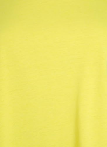 Zizzi T-Shirts Neon T-Shirt Baumwolle Große Größen