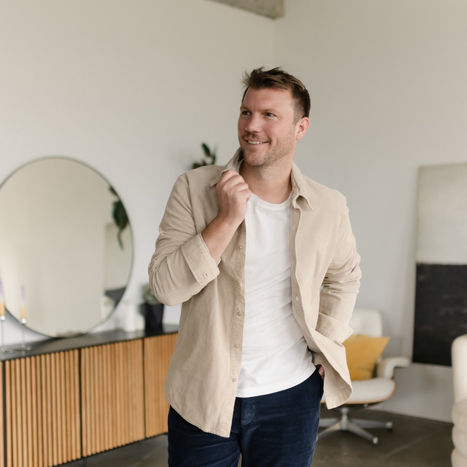 Nordlicht Emil Cord Hemd Herren aus Bio-Baumwolle