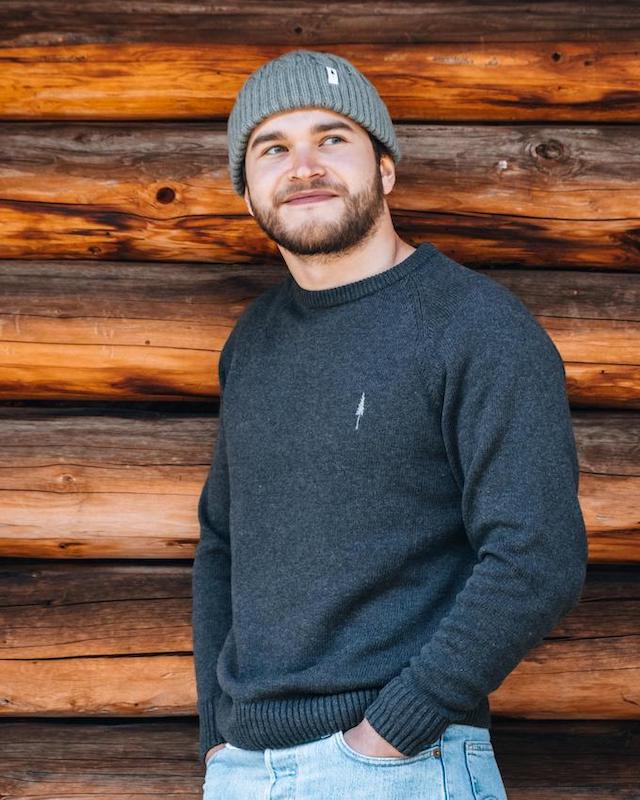 NIKIN TreePullover Cosy Pullover Anthracite Mel Grau