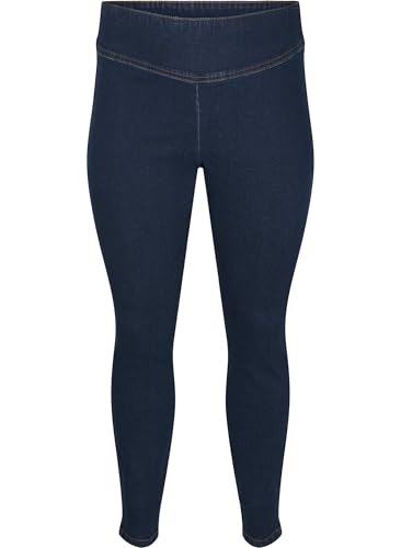 Zizzi Jeans Jeggings Baumwolle 42W/30L Dark Blue