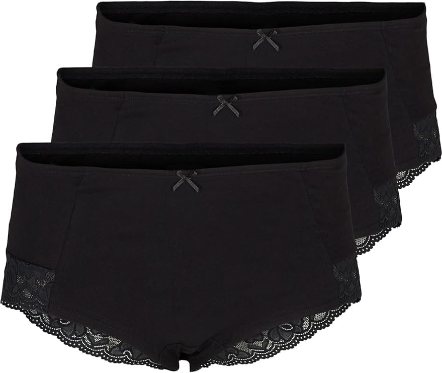 Zizzi Devoted 3er-Pack Hipster-Panty Gr 42 Baumwolle