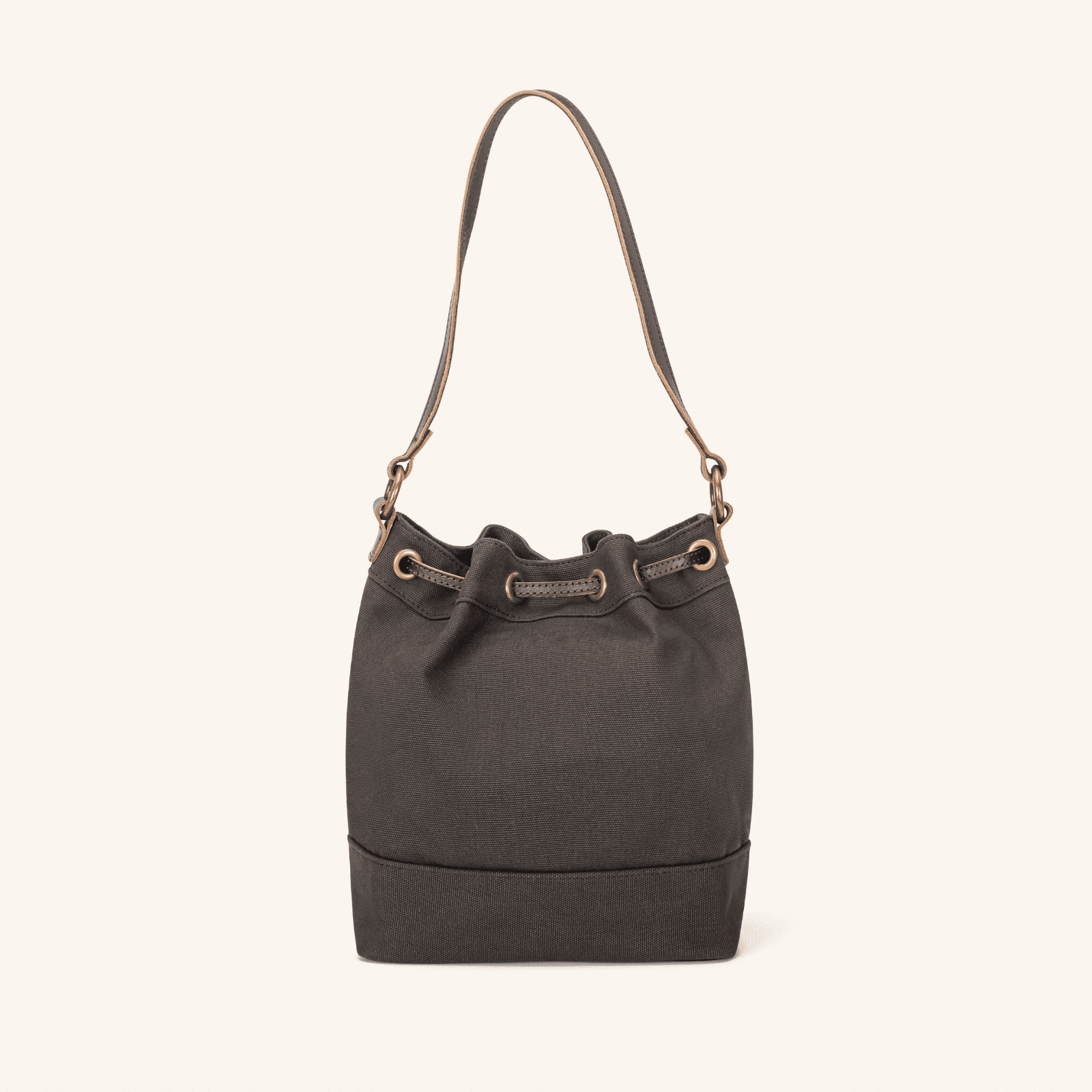 NORDLICHT Janna XS Beuteltasche Grau Leder