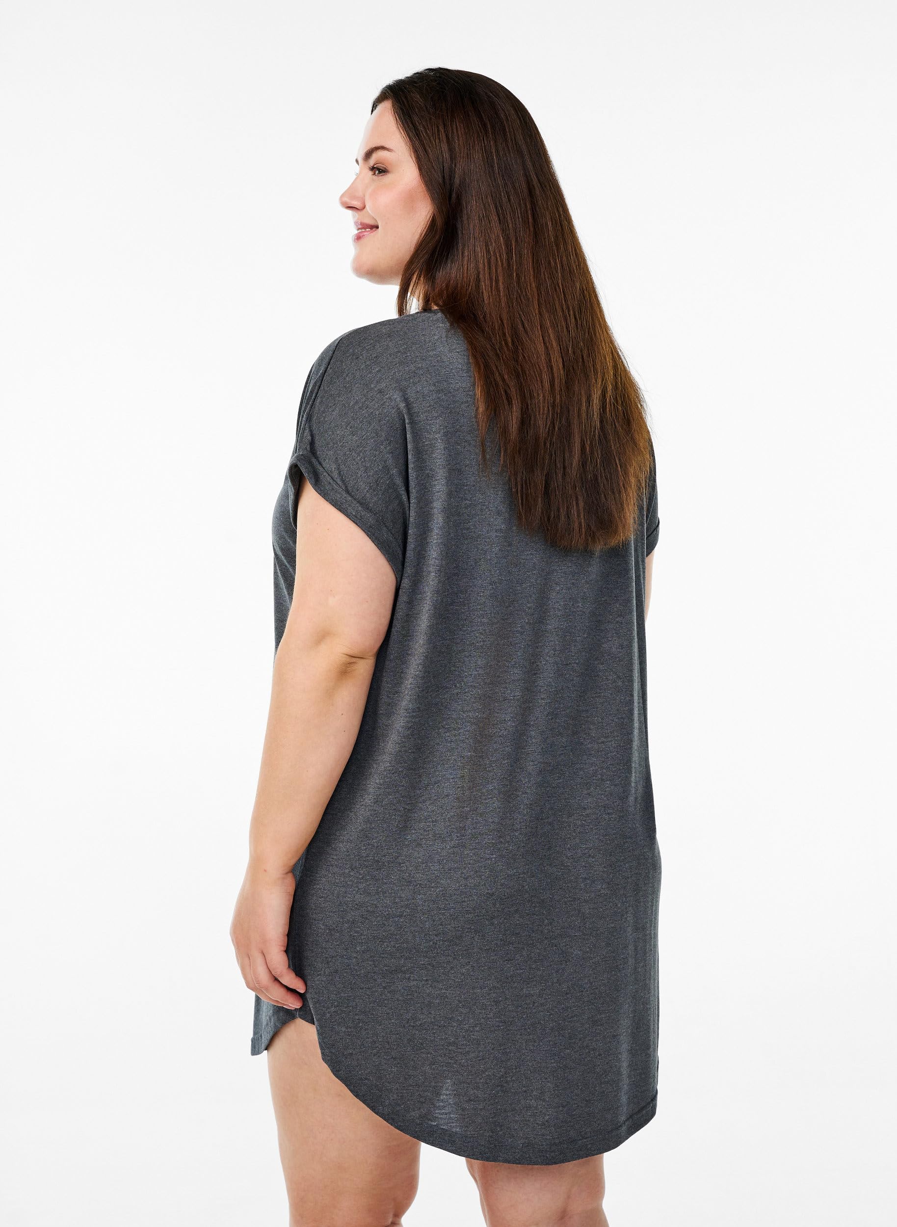 Zizzi Nightwear Nachthemd Viskose mit Druck