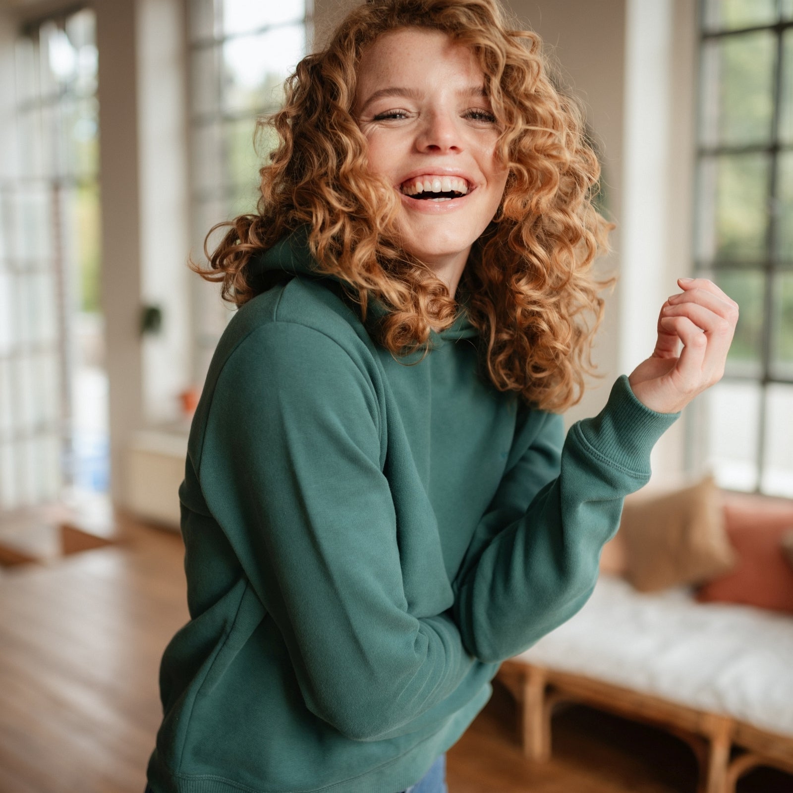 Nordlicht Nissa Hoodie Bio-Baumwolle Bequem