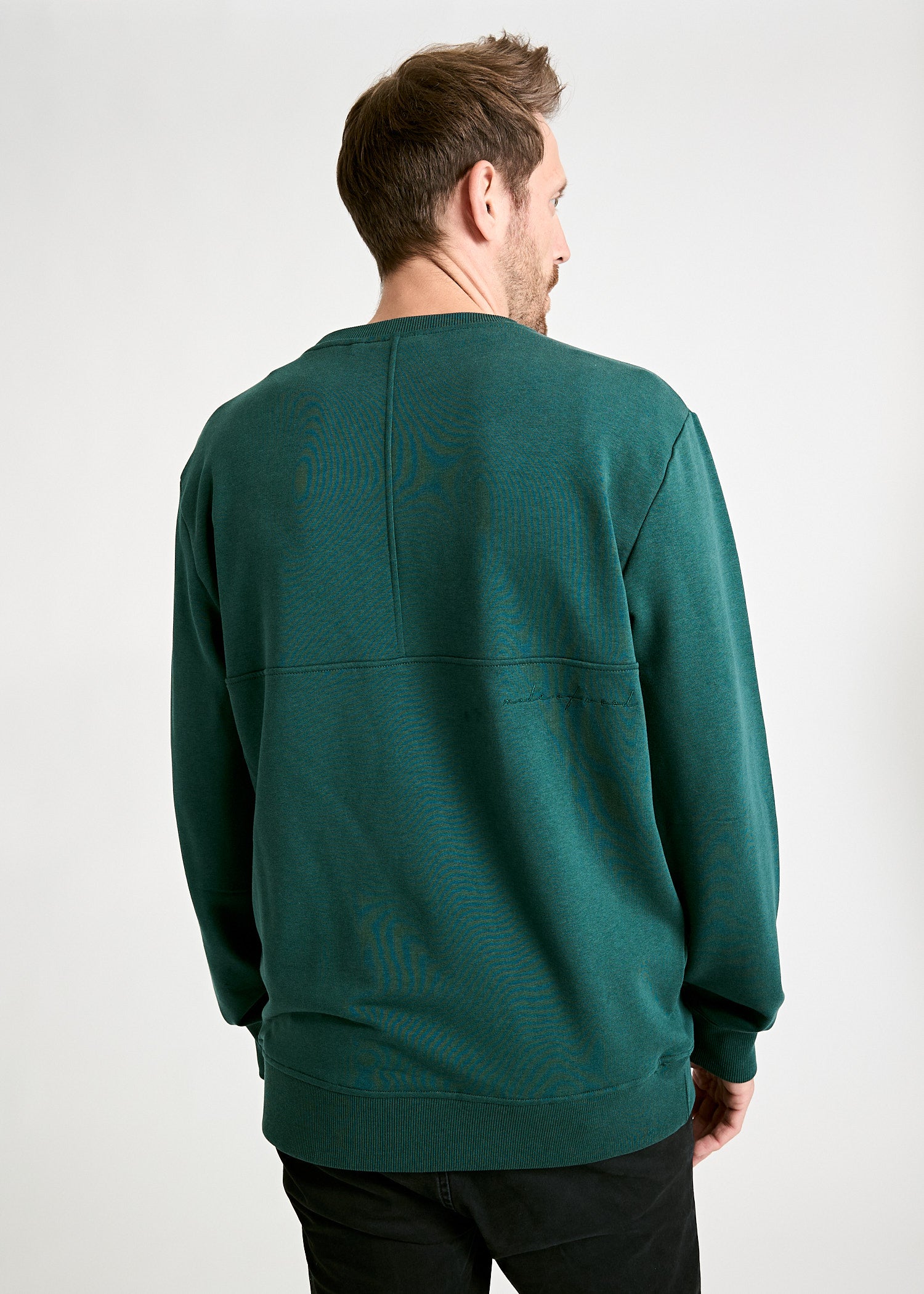 Wijld Till Herren Sweater Sea Moss Lyocell-Bio-Baumwolle