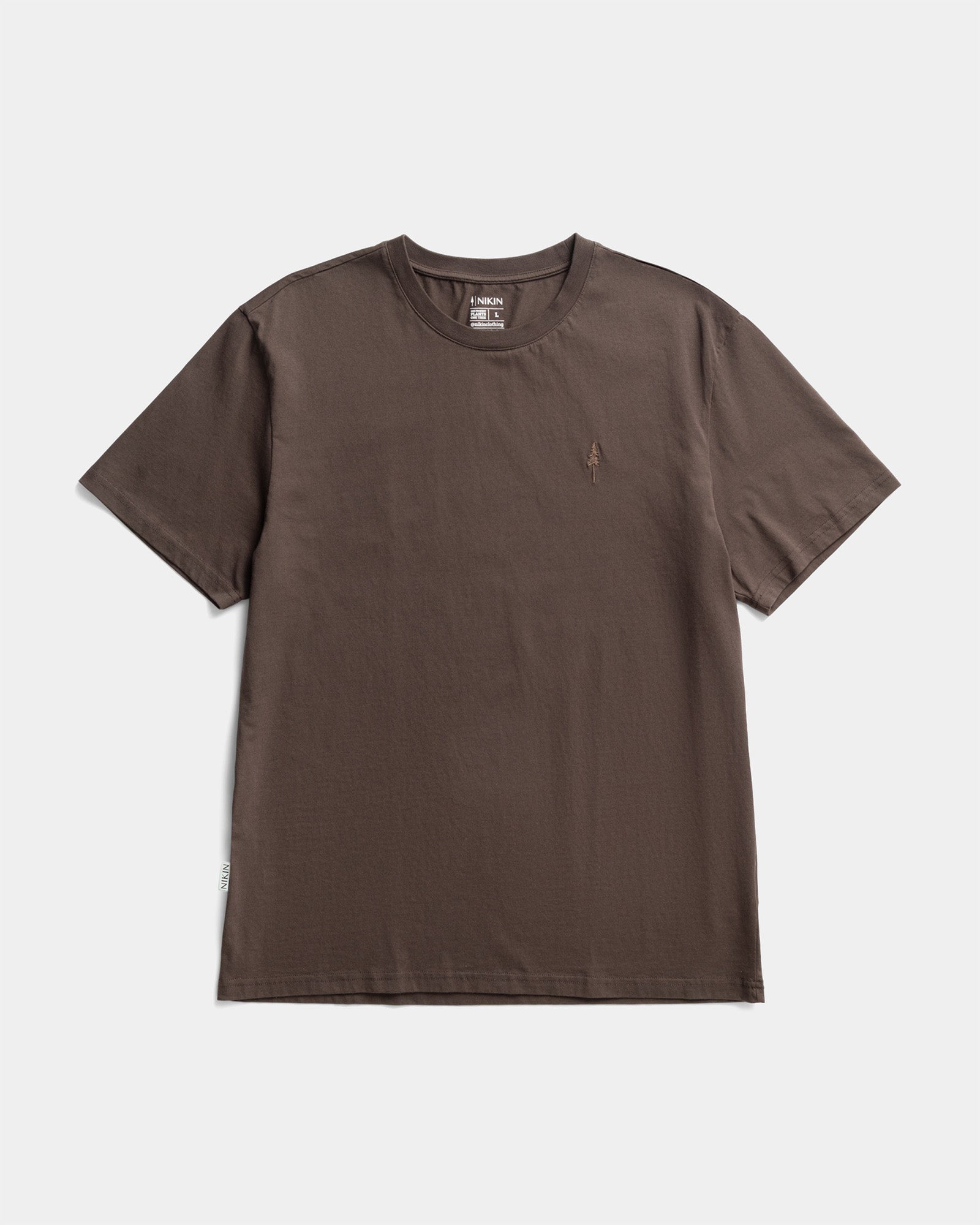 NIKIN TreeShirt Earthy Brown T-Shirt Bio-Baumwolle Braun