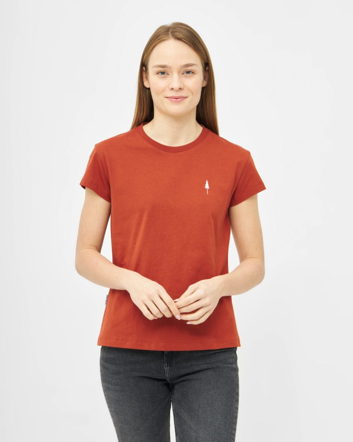 NIKIN TreeShirt Women Brick T-Shirt Bio-Baumwolle