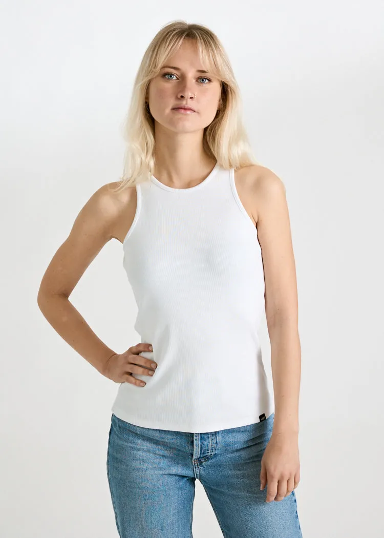 Wijld Irene Bright White Damen Tank Top Ripp weiß