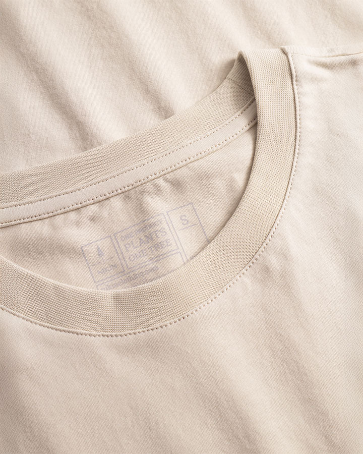 NIKIN TreeShirt T-Shirt Pumice Beige Bio-Baumwolle