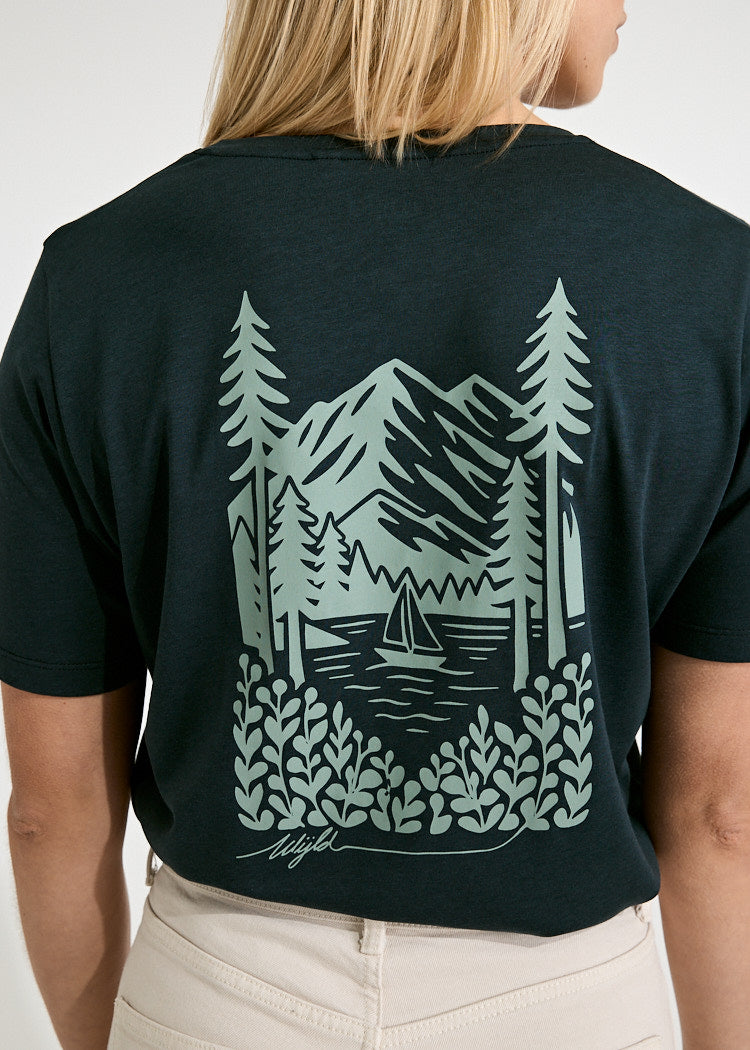 Wijld WoodShirt Tilda Mountain Lake Damen T-Shirt