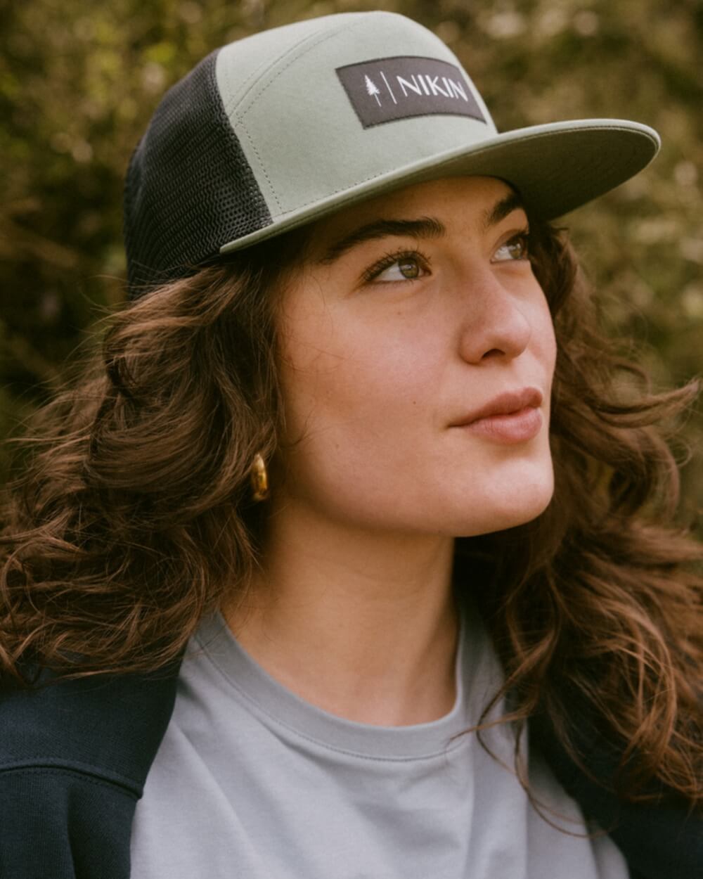 NIKIN TreeCap 7Panel Trucker Cap Pickle One Size Netz