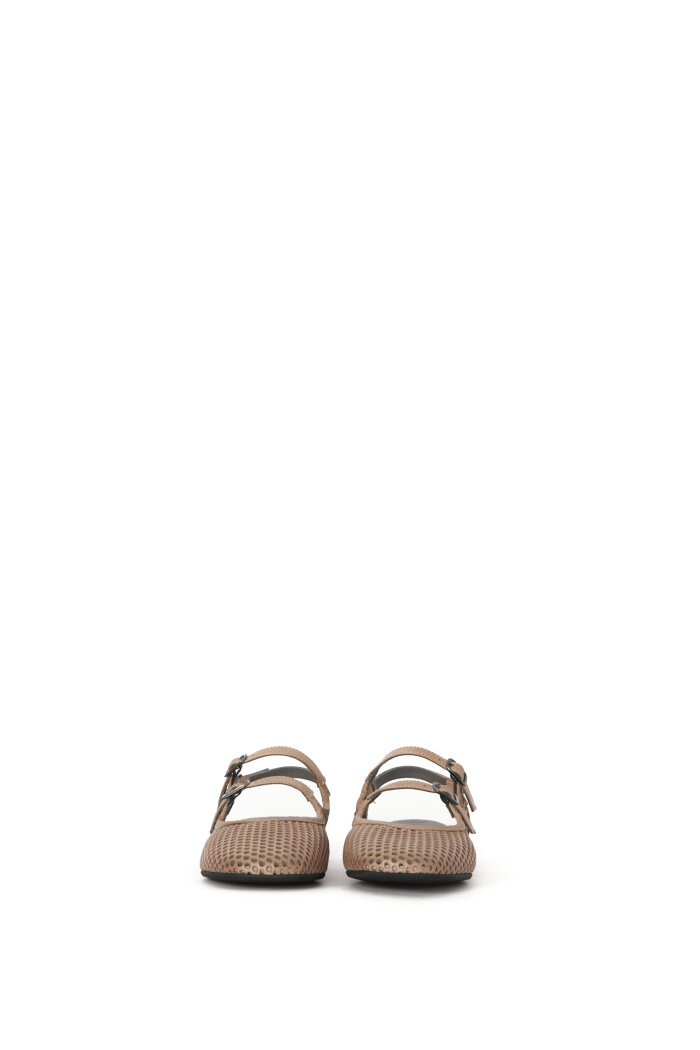 Sanctamuerte Scarpe 10041 Ballerinas Flach Riemen