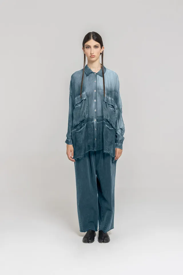 Sanctamuerte Camicie Camicia Tasche a Gronda Bluse Taschen