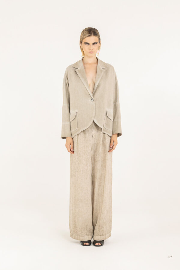 Sanctamuerte Capispalla Blazer Over Boxy Blazer Baumwolle