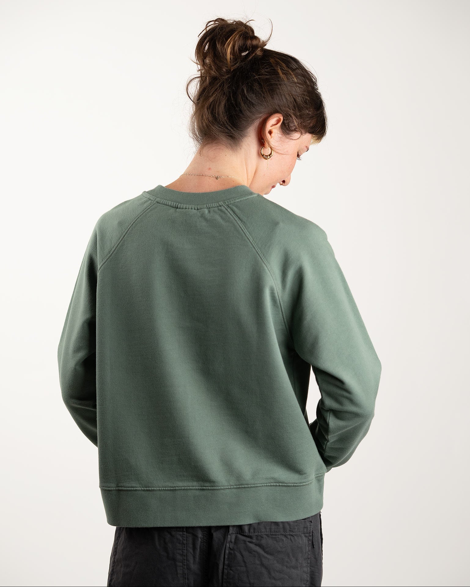 NIKIN TreeSweater Raglan Sage Pullover Damen